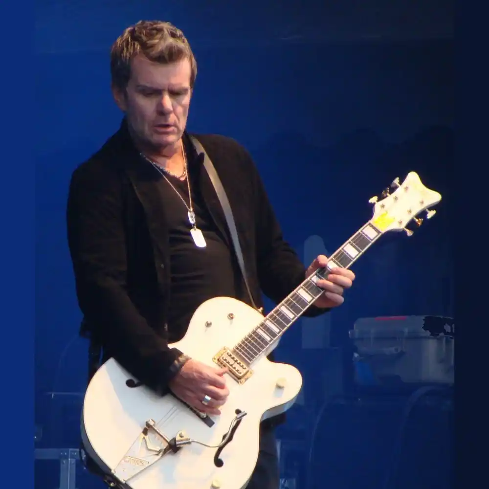 Billy Duffy And His Gretsch Guitar