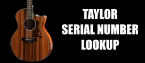 Taylor Serial Number Guide